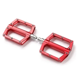 QSMGRBGZ Spares QSMGRBGZ Bicycle Pedals, Widened Bearing Mountain Bike Pedals, M14 Mountain / Road Aluminum Bicycle Pedal Accessories(Waterproof), Red