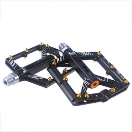 QSWL Spares QSWL Bicycle Pedal, Mountain Bike Pedals Alu Mtb Bearings Bike Footrest Big Flat Treat Ultralight Cycling Pedals