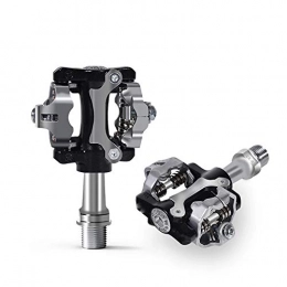 QSWL Spares QSWL Cycling Pedals, Mountain Bike Self-Locking Black Cycling Alloy M094B SPD Compatible Bicycle Ultralight Pedals