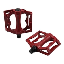 QXFJ Spares QXFJ Lightweight Bike Pedals Mountain Bike Pedals Aluminum Alloy Pedals One-Piece Aluminum Alloy Pedals For Ultralight Mountain Dead Fly Road Bikes Bicycle Pedals