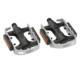 QXFJ Spares QXFJ Lightweight Bike Pedals MTB Bicycle Pedals With Reflective Film Ball Bearing Mountain Bike Pedal Mountain Bike Aluminum Alloy Pedal Pedal Ultra-Light Aluminum Alloy Pedal