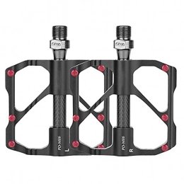 QYHSS Spares QYHSS Mountain Bike Pedals, Metal Pedals MTB Pedals, Non-slip 9 / 16 Flat Pedals Aluminum Alloy, for BMX Road Bicycle
