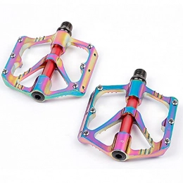 QYK Mountain Bike Pedal QYK -Bike Metal Pedals Mountain, Non-Slip Road Bicycle Aluminium Alloy Pedals, Lightweight Waterproof Aluminum Pedals, Mountain Bike Pedals