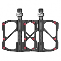 QYK Mountain Bike Pedal QYK -Mountain Bike Pedals, Nylon Composite Flat Pedals Lightweight, Sealed Bearing Bike Platform Pedals, for Mountain Road Bike, MountainC