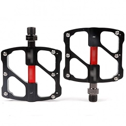 QYK Spares QYK -Non-Slip Road Bicycle Aluminium Alloy Pedals, Mountain Bike Pedals, Lightweight Waterproof Aluminum Pedals, Bike Metal Pedals Mountain, B