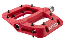 RaceFace Mountain Bike Pedal Race Face Chester Pedals, Red, One Size
