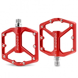 RIDDGO Spares RIDDGO Mountain Bike Pedals Non-Slip Lightweight MTB Pedals Sealed Bearing for Road Mountain BMX MTB Bike 9 / 16 Inch…