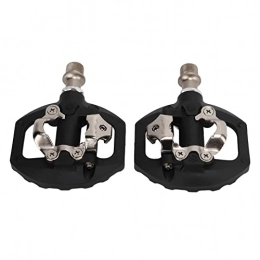 RiToEasysports Spares RiToEasysports Dual Platform Bike Pedals for SPD Mountain Road Bike Bicycle, Sealed Clipless Pedals with Cleats Multi Use Pedal