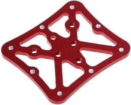 ENESEA Mountain Bike Pedal Road and mountain bike pedals, Bicycle Pedals Bicycle Pedal Adapter Platform Cycling Aluminum Alloy Clipless 155 (Color : Red)