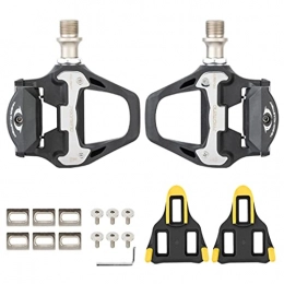 Road Bike Pedal Cleat Set, Self-Locking Nylon Lock Pedal With Cleats, Lightweight Pedal Riding Equipment, Compatible With Mountain, Travel,Road and Hiking Bicycles