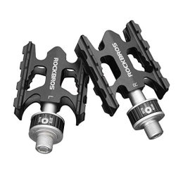 RockBros Spares ROCKBROS Bike Quick Release Pedals Cycling Non-slip Pedal Bicycle Flat Pedals Aluminum 9 / 16" Sealed Bearing Lightweight Platform Pedals for Road Bikes, City Bikes, Folding Bikes