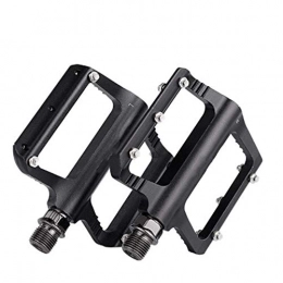 RONGW Spares RONGW JKUNYU Bike Pedals Road Cycling Bicycle Pedals Lightweight Fiber Mountain Bike Pedals Platform Mountain Wide (Color : Black, Size : 100x85x15mm) Bike (Color : Black, Size : 100x85x15mm)