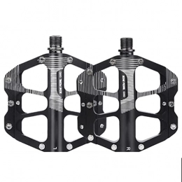 Sahgsa Spares Sahgsa 1 Pair Bicycle Pedals 9 / 16 Inch Axle Aluminium MTB Pedals with 3 Sealed Bearings Bicycle Pedals Non-Slip Wide Platform Pedal for Mountain Bike, Trekking, Road Bike Pedals