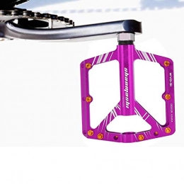 SALUTUYA Spares SALUTUYA BIKEIN 9 / 16 Ultralight Mountain Bike Pedal Made of Aluminium Alloy High Durability Wear-Resistant High Strength BINO Bicycle Accessories for (Purple)