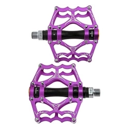 Samine Mountain Bike Pedal Samine Mtb Pedals Bike Metal For Mountain Peddles Road Bicycle Cycle Accessories Purple Black