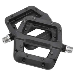 SANON Spares SANON Bicycle Pedals Nylon Fiber Surface Bicycle Pedals Mountain Bike Cycling Platform Wide Bearing Flat Pedals