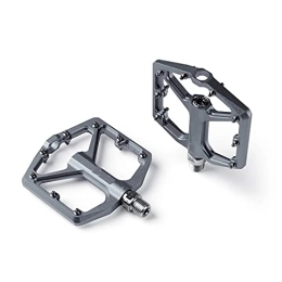 Pokem&Hent Spares Sealed Bearing Mountain Bike Pedals Platform Bicycle Flat Alloy Pedals 9 / 16Pedals Non-Slip Alloy Flat Pedals A005-Tit