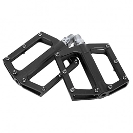 Semiter Spares Semiter Bike Pedals, Mountain Bike Pedals Aluminum Alloy Light Weight Corrosion Proof for Riding(red)