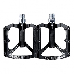 SFSHP Spares SFSHP Aluminum Riding Pedals, Mountain Bike Off-Road Accessories, Outdoor Bicycle Feet Kick, black 2