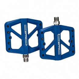 Sharplace Mountain Bike Pedal Sharplace 1 Pair Mountain Bike Pedals Nylon Composite Bearing MTB Bicycle Pedals with Wide Flat Platform - Blue