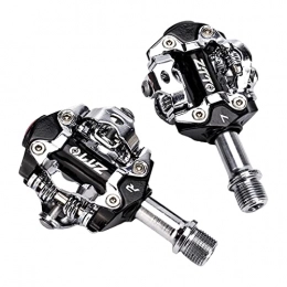 Sharplace Spares Sharplace Mountain Bike Clipless Pedals Lightweight Multi-Purpose Stable Riding for SPD Cycling Mountain Bike Bicycle Sealed Clipless Pedals