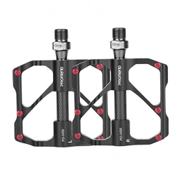 Sharplace Spares Sharplace Mountain Bike Pedals Aluminum Alloy Anti-slip 9 / 16" Cycling Sealed 3 Bearing Pedals with Anti-Skid Nails MTB Bicycle Accessories - Black