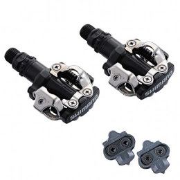 Shimano Pedals Mountain Bike Pedal Shimano M520 SPD Clipless Bike Pedals with Cleats - Black