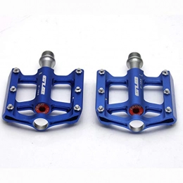 SHJMANPA Spares SHJMANPA Bicycle Cycling Bike Pedals, New Aluminum Antiskid Durable Mountain Bike Pedals Road Bike Hybrid Pedals for 9 / 16 inch, blue