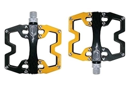 SlimpleStudio Spares SlimpleStudio Bike Pedal, Mountain bike pedal aluminum alloy pedal bicycle pedal bicycle accessories-yellow