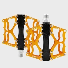SlimpleStudio Mountain Bike Pedal SlimpleStudio Bike Pedals Ultralight Durable, Bicycle pedals Mountain bike pedals Ultralight aluminum alloy bearing pedals-yellow