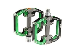SlimpleStudio Spares SlimpleStudio Mountain Bike Pedals, Bicycle pedal Mountain road bike ultra light aluminum alloy pedal Palin pedal-green