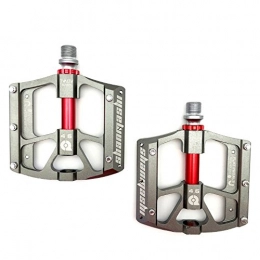 Sms Spares SMS Evetin Ultra Light Flat MTB 3Sealed Bearings Trekking Bicycle Pedals 460, titan