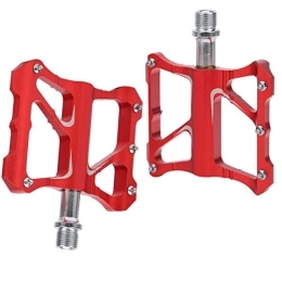 Snufeve6 Spares Snufeve6 Bike Pedal, Road Bicycle Pedal, Road Bike Pedal, for Mountain Bike Non-slip Road Bike(red)