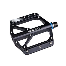 SOLODRIVE Spares SOLODRIVE MTB Pedals, Aluminium Pedals with Sealed Bearings, Non-Slip with Interchangeable Pins, 9 / 16 Inch Flat Pedals MTB for All Mountain, Enduro, Downhill, E-Bike