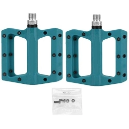 SOONHUA Spares SOONHUA 1 Pair Nylon Plastic Mountain Bike Pedal Lightweight Bearing Pedals for Bicycle(blue)