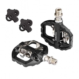 Abbcoert Mountain Bike Pedal SPD Pedal, Perfect for Cross Country and Trail Riding Hybrid Pedal, Suitable for Indoor Exercise Bikes, Spin Bike and all Bikes with 9 / 16" Axles.