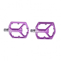SPYMINNPOO Spares SPYMINNPOO Aluminum Alloy Mountain Bike Pedal Ultralight Wide Platform Flat Non-Slip Bicycle Pedals with Bearing Pedals(Purple)