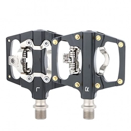STTGD Mountain Bike Pedal STTGD Bicycle Pedals, Aluminum Alloy Mountain Bike Pedals, with Self-Lubricating Bearing and Non-Slip Feet, can Comfortable Riding and Lightweight and Effortless