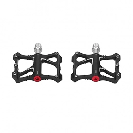 Surebuy Mountain Bike Pedal Surebuy Bicycle Flat Pedals, Special Hollow Design Strong Grip Bicycle Platform Flat Pedals for Mountain Road Bike