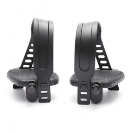 SurePromise Pair of Exercise Bike Pedals Universal 9/16" with Adjustable Pedal Straps Set Bicycle Cycle Home Gym Spares Black