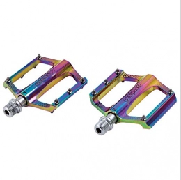 SWTXO Spares SWTXO Mountain Bike Pedals 9 / 16" Cycling Sealed Electroplate Universal Pedal (Dazzling)