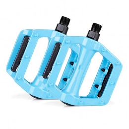Sxmy Spares Sxmy Bicycle pedals Universal mountain bike dead fly non-slip aluminum alloy ball pedals road bike bicycle pedals, Blue