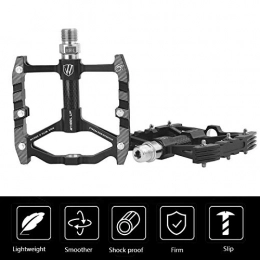 SYLTL Spares SYLTL Bicycle Pedal, Road Bike Hybrid Pedals Aluminum Alloy Antiskid Ultralight Mountain Bike Pedals