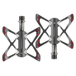 SYLTL Spares SYLTL Mountain Bike Pedals Antiskid Durable 1 Pair Butterfly Bicycle Pedal Aluminum Alloy Cycling Bike Pedals Bicycle Accessories, silverbutterfly