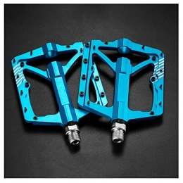 SYLTL Spares SYLTL Mountain Bike Pedals, Bicycle Cycling Pedals Aluminum Alloy Riding Accessories 1 Pair Ultralight Road Bike Hybrid Pedals, Blue