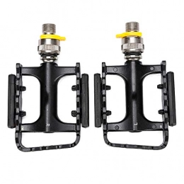 SYLTL Spares SYLTL Mountain Bike Pedals, Quick Release Bicycle Pedal Antiskid Aluminum Alloy Foldable Bicycle Pedals Cycling Equipment 1 Pair