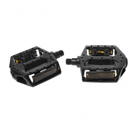 T TOOYFUL Spares T TOOYFUL Universal Alloy Mountain Bike Cycling Platform Sealed Bearing Wide Pedals - Black