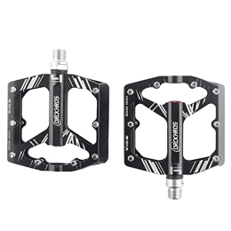 TADORA Spares TADORA Bicycle Pedals, 3 Bearing Aluminum Alloy Pedals, Mountain Bike Pedals With Anti-skid Function, Bicycle Riding Accessories (Color : Black)