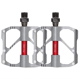 Takkar Spares Takkar Bike Pedals, Bicycle Foot Rest Bike Platform, 1 Pair Bearing Bicycle Pedals Mountain Bike Pedals Aluminum Alloy Bicycle Bearing Foot Rest Cycling Parts