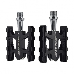 Taomeng Mountain Bike Pedal Taomeng Mountain Bike PedalsBicycle Flat Pedals - Universal Aluminum Alloy DU Platform Pedals Non-Slip Cycling Pedals Folding Bearing Pedal For BMX MTB Road Mountain Bike